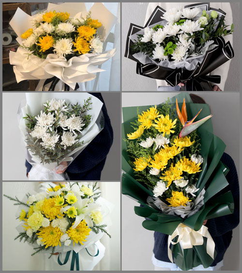 福建泉州永春县桃城镇大坪村白事花束代送